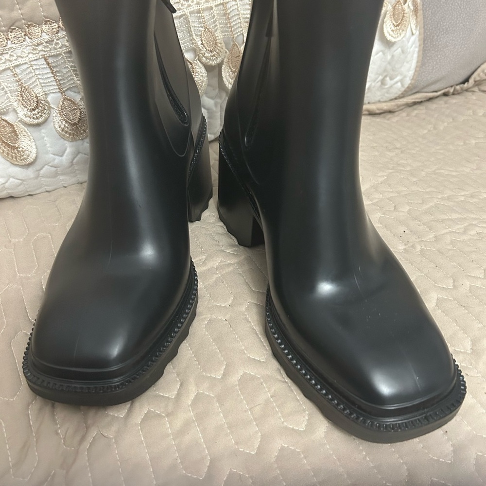 INC International Concepts Black Winter & Rain Boots
